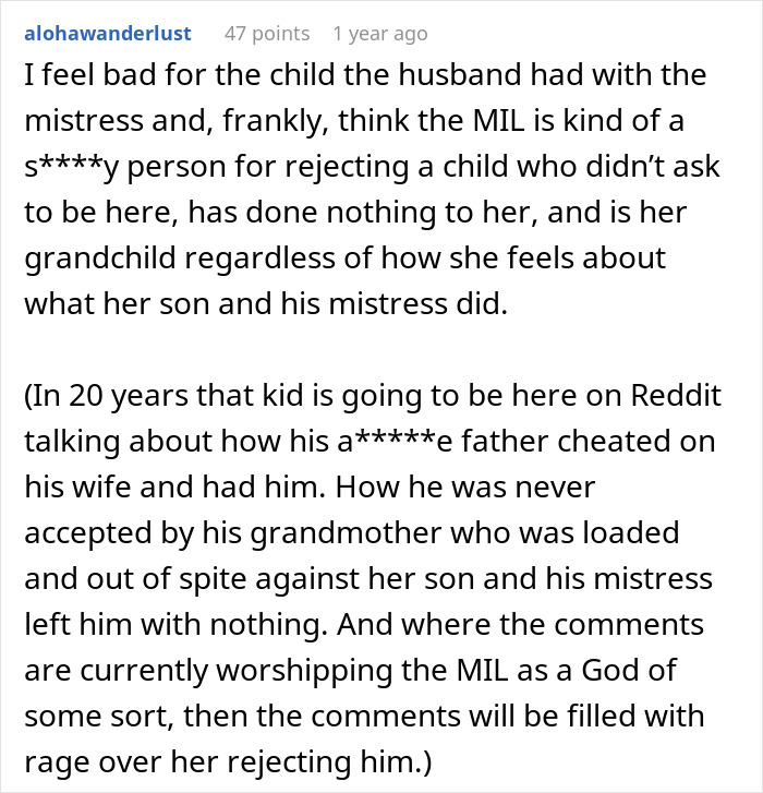 “Too Bad For Her”: Ex-Husband And Mistress Think They’re Getting MIL’s Money, Are Very Wrong “Too Bad For Her”: Ex-Husband And Mistress Think They’re Getting MIL’s Money, Are Very Wrong