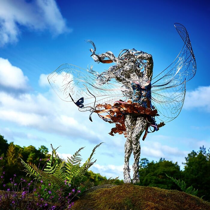 27 Magical Wire Sculptures Of Fairies, Created By Robin Wight (New Pics)