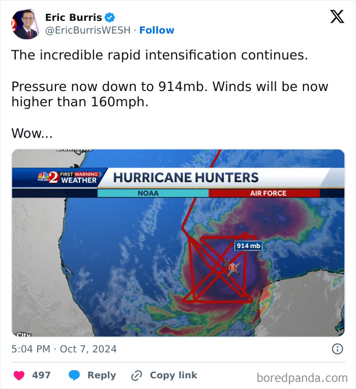 “Hurricane Milton Will Go Down In History”: 23 Posts Showing How Frightening This Hurricane Is “Hurricane Milton Will Go Down In History”: 23 Posts Showing How Frightening This Hurricane Is