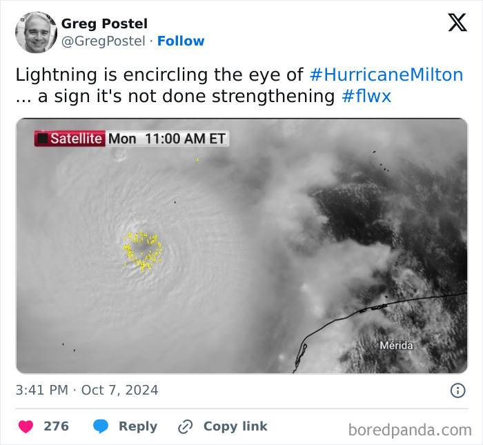 “Hurricane Milton Will Go Down In History”: 23 Posts Showing How Frightening This Hurricane Is “Hurricane Milton Will Go Down In History”: 23 Posts Showing How Frightening This Hurricane Is