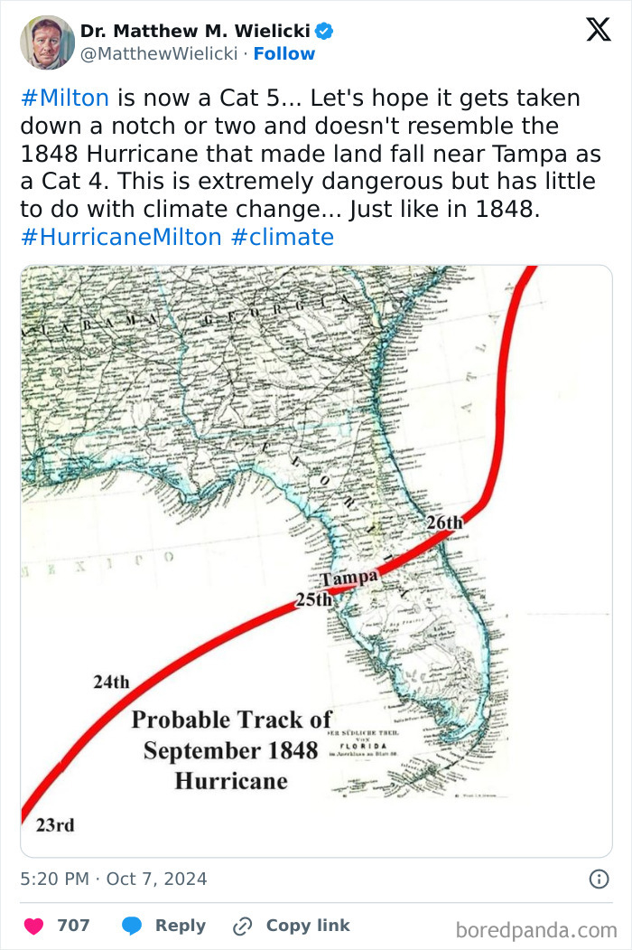 “Hurricane Milton Will Go Down In History”: 23 Posts Showing How Frightening This Hurricane Is “Hurricane Milton Will Go Down In History”: 23 Posts Showing How Frightening This Hurricane Is