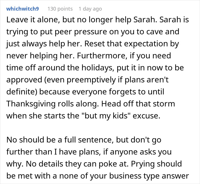 Mom Expects A Childfree Coworker To Cover For Her Whenever She Wants, Can’t Handle A “No” Mom Expects A Childfree Coworker To Cover For Her Whenever She Wants, Can’t Handle A “No”