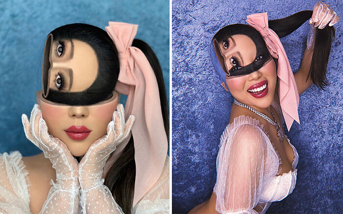 29 Incredible Makeup Illusions By This Artist That Might Make You Question Reality (New Pics) 29 Incredible Makeup Illusions By This Artist That Might Make You Question Reality (New Pics)