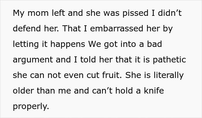 Woman Doesn’t Even Know How To Cut Fruit, MIL Calls Her Pathetic Woman Doesn’t Even Know How To Cut Fruit, MIL Calls Her Pathetic