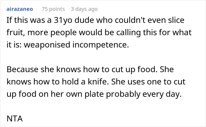 Woman Doesn’t Even Know How To Cut Fruit, MIL Calls Her Pathetic Woman Doesn’t Even Know How To Cut Fruit, MIL Calls Her Pathetic