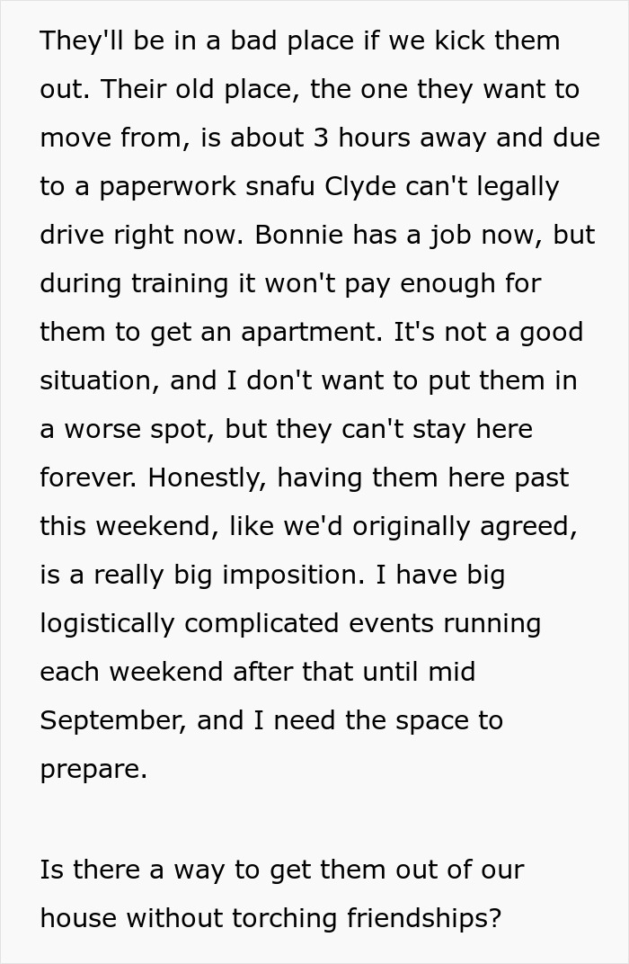 &#8220;Get Them Out Of Our House&#8221;: Couple Is Confused After Friends Stay At Their House Way Longer