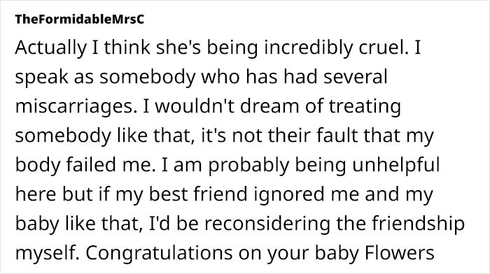 Friendship Crumbles As Pregnant Woman’s Friend Suffers A Miscarriage, Can’t Handle Seeing The Bump Friendship Crumbles As Pregnant Woman’s Friend Suffers A Miscarriage, Can’t Handle Seeing The Bump