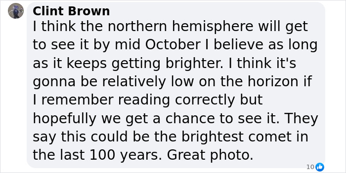 Stargazers Will Have The Chance To Spot Probably The Most Impressive Comet Of The Year Stargazers Will Have The Chance To Spot Probably The Most Impressive Comet Of The Year
