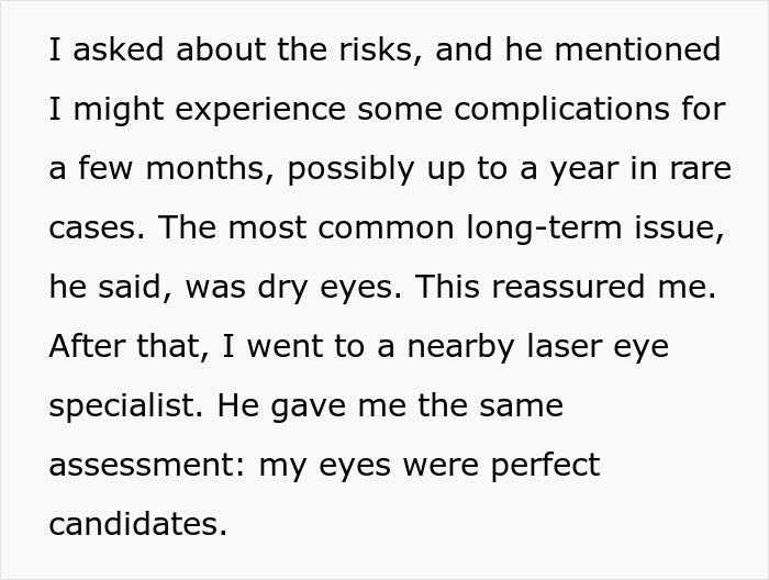 “I Regret Having My Eyes Lasered”: Netizen Candidly Talks About Surgery Results 5 Years Later “I Regret Having My Eyes Lasered”: Netizen Candidly Talks About Surgery Results 5 Years Later