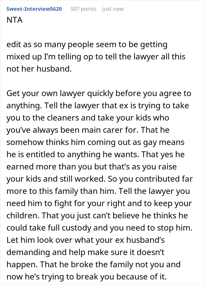 “He’s Ripping My Entire Life Apart”: Husband Realizes He’s Gay, Files For Full Custody Of The Kids “He’s Ripping My Entire Life Apart”: Husband Realizes He’s Gay, Files For Full Custody Of The Kids