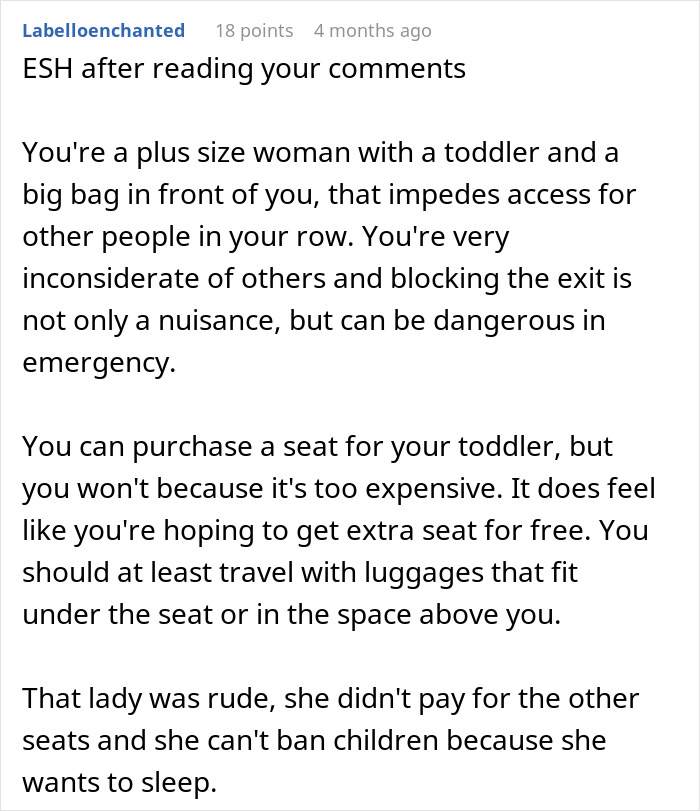 “I Should Be Ashamed”: Mom Berated For Taking Flight Attendant’s Offer Of An Upgraded Seat “I Should Be Ashamed”: Mom Berated For Taking Flight Attendant’s Offer Of An Upgraded Seat