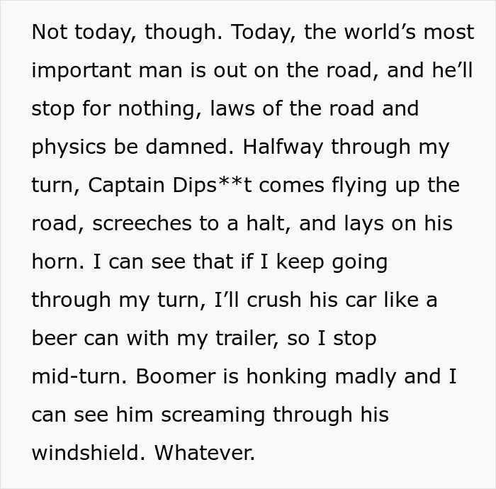 Trucker Refuses To Let Jerk Boomer Have His Way, Waits Patiently As He Screws Himself Up Trucker Refuses To Let Jerk Boomer Have His Way, Waits Patiently As He Screws Himself Up