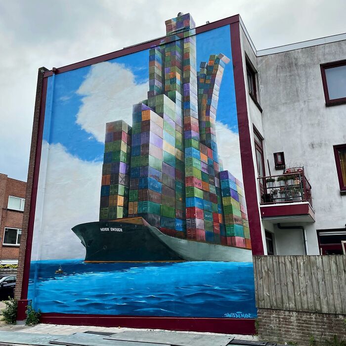 Dutch Artist Created 30 Jaw-Dropping Murals On Building Walls Dutch Artist Created 30 Jaw-Dropping Murals On Building Walls