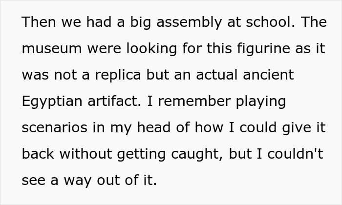 7YO Steals From A Museum, Returns The Ancient Artifact 24 Years Later 7YO Steals From A Museum, Returns The Ancient Artifact 24 Years Later