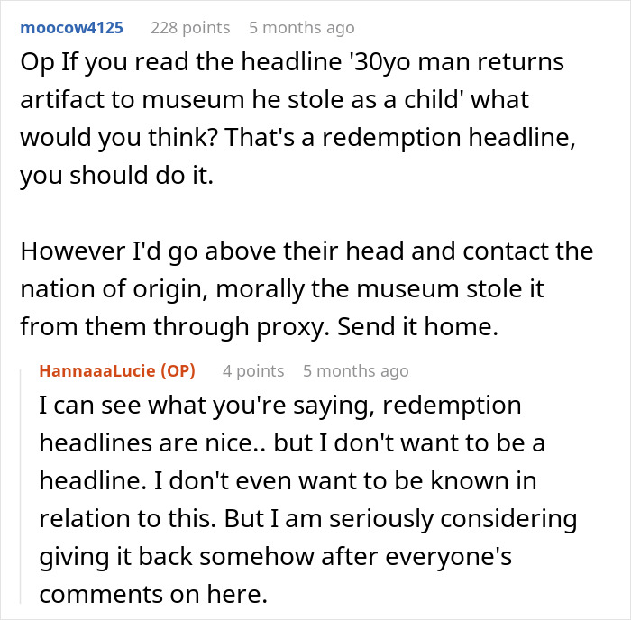 7YO Steals From A Museum, Returns The Ancient Artifact 24 Years Later 7YO Steals From A Museum, Returns The Ancient Artifact 24 Years Later