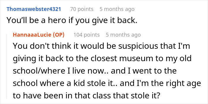 7YO Steals From A Museum, Returns The Ancient Artifact 24 Years Later 7YO Steals From A Museum, Returns The Ancient Artifact 24 Years Later
