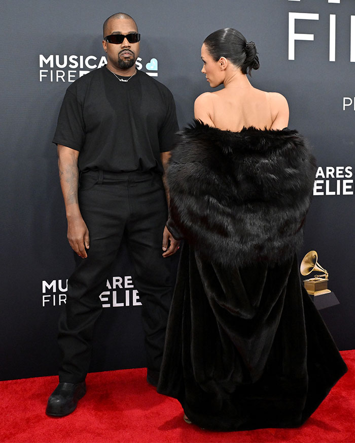 Outrage As Kanye West And Bianca Censori Bring Second Bare Look, Licking Frenzy To Grammys Party Outrage As Kanye West And Bianca Censori Bring Second Bare Look, Licking Frenzy To Grammys Party