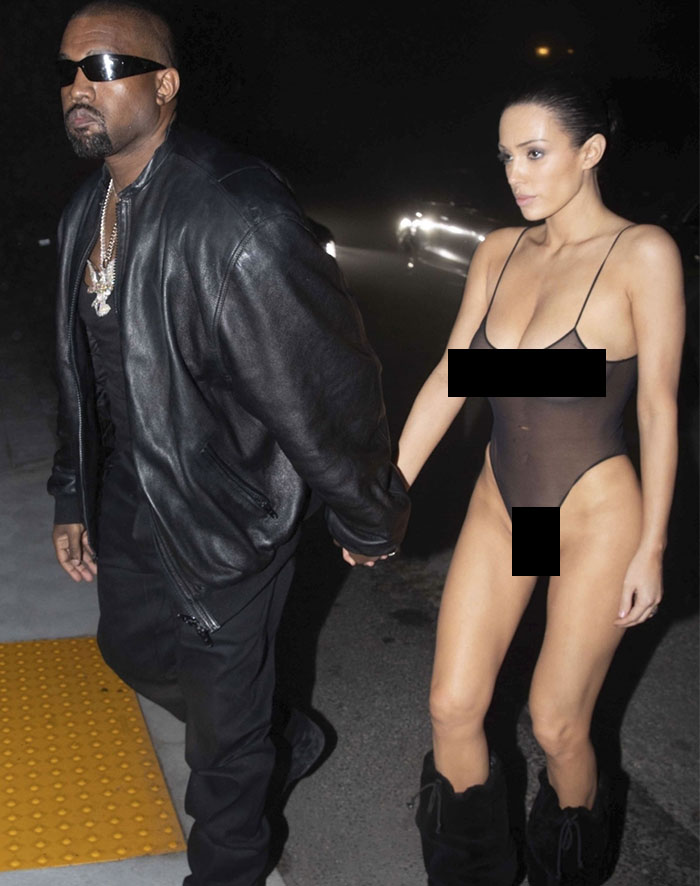 Outrage As Kanye West And Bianca Censori Bring Second Bare Look, Licking Frenzy To Grammys Party Outrage As Kanye West And Bianca Censori Bring Second Bare Look, Licking Frenzy To Grammys Party