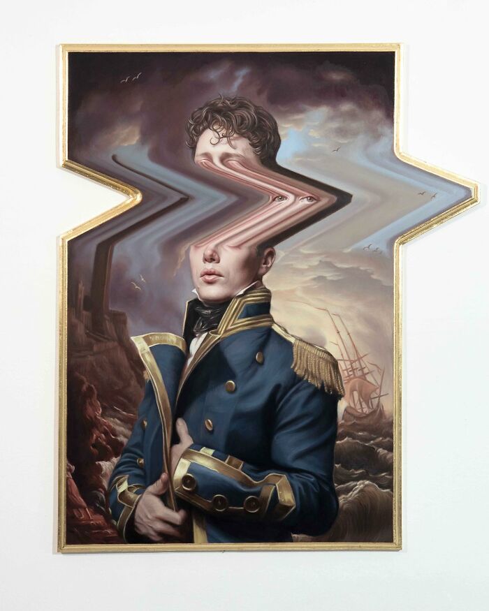 Artist Adds A Modern Twist To Classical Style Paintings By Distorting Them (30 Pics) Artist Adds A Modern Twist To Classical Style Paintings By Distorting Them (30 Pics)