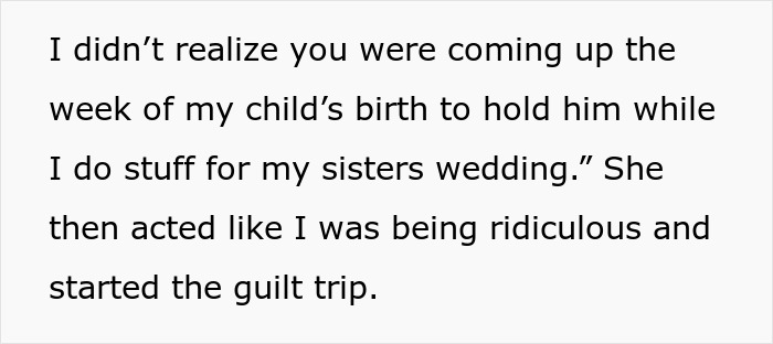 &ldquo;[Am I The Jerk] For Telling My Mom I Won&rsquo;t Help With Sister&rsquo;s Wedding Prep After Giving Birth?&rdquo;