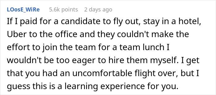 People Are Confused By This Man’s Excuse Not To Go Out For Lunch With A CEO, Costing Him A Job People Are Confused By This Man’s Excuse Not To Go Out For Lunch With A CEO, Costing Him A Job