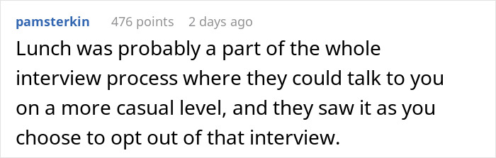 People Are Confused By This Man’s Excuse Not To Go Out For Lunch With A CEO, Costing Him A Job People Are Confused By This Man’s Excuse Not To Go Out For Lunch With A CEO, Costing Him A Job