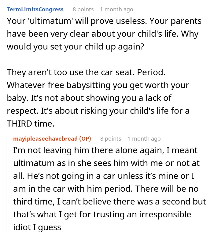 Grandma Allergic To Putting Kid In Car Seat, So Mom Decides Grandma Won’t Be Babysitting Any More Grandma Allergic To Putting Kid In Car Seat, So Mom Decides Grandma Won’t Be Babysitting Any More