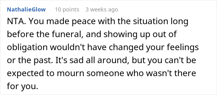 “I Didn’t Feel Anything”: Woman Refuses To Attend Dad’s Funeral, Is Shocked After Reading His Will