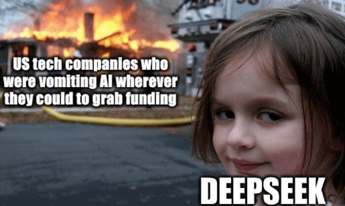 DeepSeek Is Conquering The AI World, While Folks Are Cracking Up Over Its Memes (33 Examples) DeepSeek Is Conquering The AI World, While Folks Are Cracking Up Over Its Memes (33 Examples)