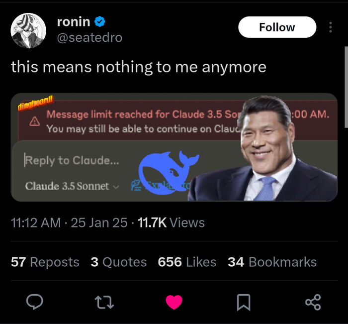 DeepSeek Is Conquering The AI World, While Folks Are Cracking Up Over Its Memes (33 Examples) DeepSeek Is Conquering The AI World, While Folks Are Cracking Up Over Its Memes (33 Examples)