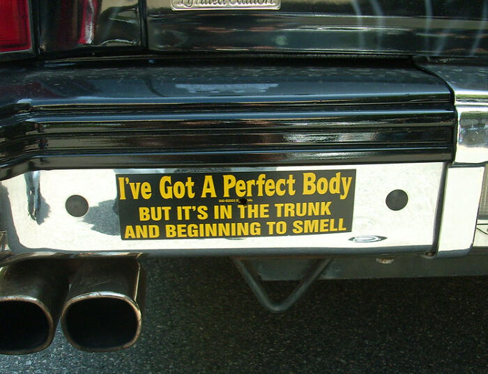50 Funny, Clever, And Unhinged Bumper Stickers That Caught People By Surprise 50 Funny, Clever, And Unhinged Bumper Stickers That Caught People By Surprise