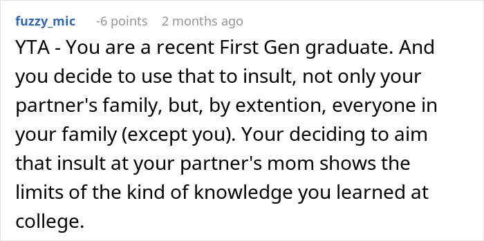 “People Do It All The Time”: Woman’s Fiery Comeback Shocks In-Laws As Her Degree Gets Belittled “People Do It All The Time”: Woman’s Fiery Comeback Shocks In-Laws As Her Degree Gets Belittled
