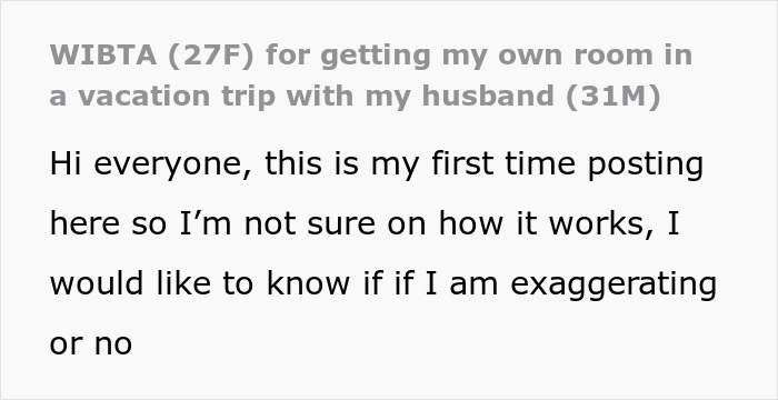 Woman Considers Leaving Husband To Stay In A Hotel Room With His Mom While She Sleeps Separately Woman Considers Leaving Husband To Stay In A Hotel Room With His Mom While She Sleeps Separately
