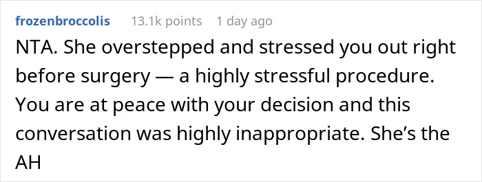 “Am I The [Jerk] For Making The Nurse At My Hysterectomy Pre-Op Appointment Feel Stupid?”