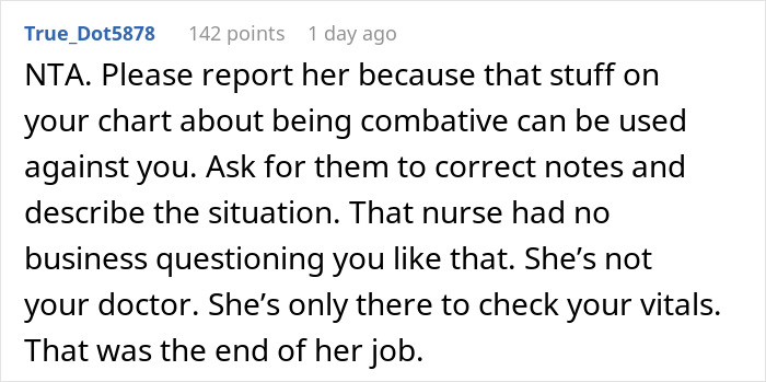 “Am I The [Jerk] For Making The Nurse At My Hysterectomy Pre-Op Appointment Feel Stupid?”