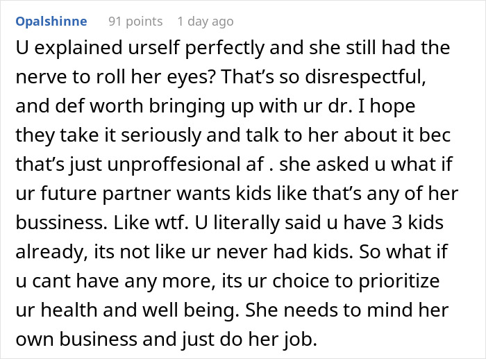 “Am I The [Jerk] For Making The Nurse At My Hysterectomy Pre-Op Appointment Feel Stupid?”