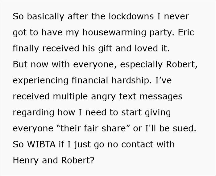 Friends Become Angry And Borderline Racist When Their Friend Gives Them Gifts, Not Money, For Help Friends Become Angry And Borderline Racist When Their Friend Gives Them Gifts, Not Money, For Help