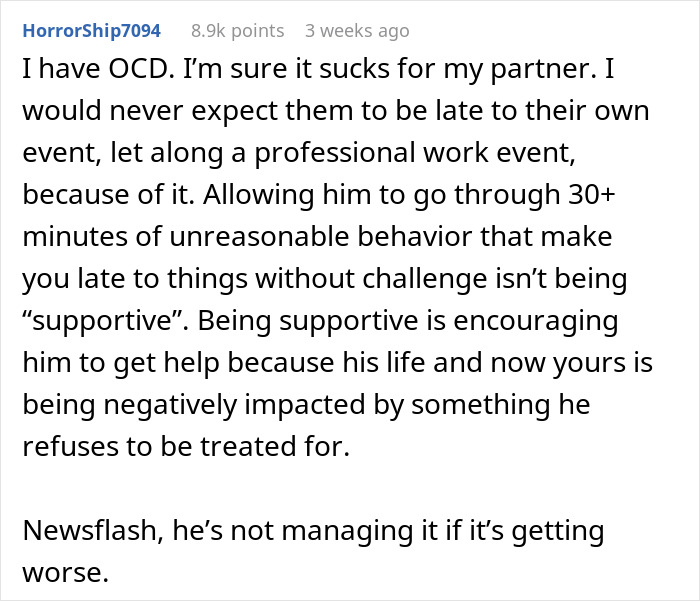 Man Asks Partner With OCD To Start Getting Ready 2 Hrs In Advance, Leaves Him When He&rsquo;s Still Late