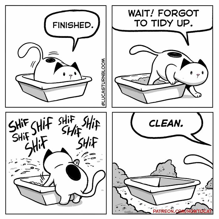 20 Comics That Highlight Hilariously Relatable Cat Behaviors, Illustrated By Lucas Turnbloom (New Pics) 20 Comics That Highlight Hilariously Relatable Cat Behaviors, Illustrated By Lucas Turnbloom (New Pics)