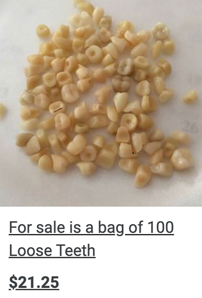 “100 Loose Teeth”: 30 Online Listings That Are Right Out Of A Horror Movie “100 Loose Teeth”: 30 Online Listings That Are Right Out Of A Horror Movie