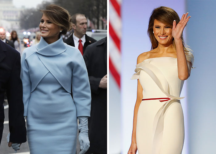 Netizens Compare Past First Ladies’ Inauguration Outfits After Melania’s Dress Goes Viral Netizens Compare Past First Ladies’ Inauguration Outfits After Melania’s Dress Goes Viral