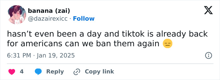 “Hasn’t Even Been A Day”: People In Disbelief As TikTok Is Back Online “Hasn’t Even Been A Day”: People In Disbelief As TikTok Is Back Online