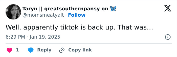 “Hasn’t Even Been A Day”: People In Disbelief As TikTok Is Back Online “Hasn’t Even Been A Day”: People In Disbelief As TikTok Is Back Online