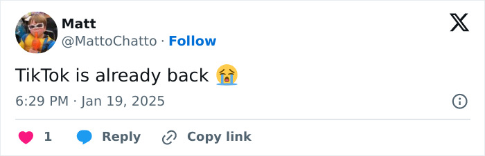 “Hasn’t Even Been A Day”: People In Disbelief As TikTok Is Back Online “Hasn’t Even Been A Day”: People In Disbelief As TikTok Is Back Online