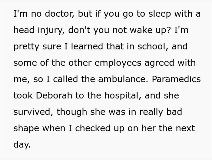 &ldquo;Am I The Jerk For Calling An Ambulance, Which Got My Coworker Fired?&rdquo;