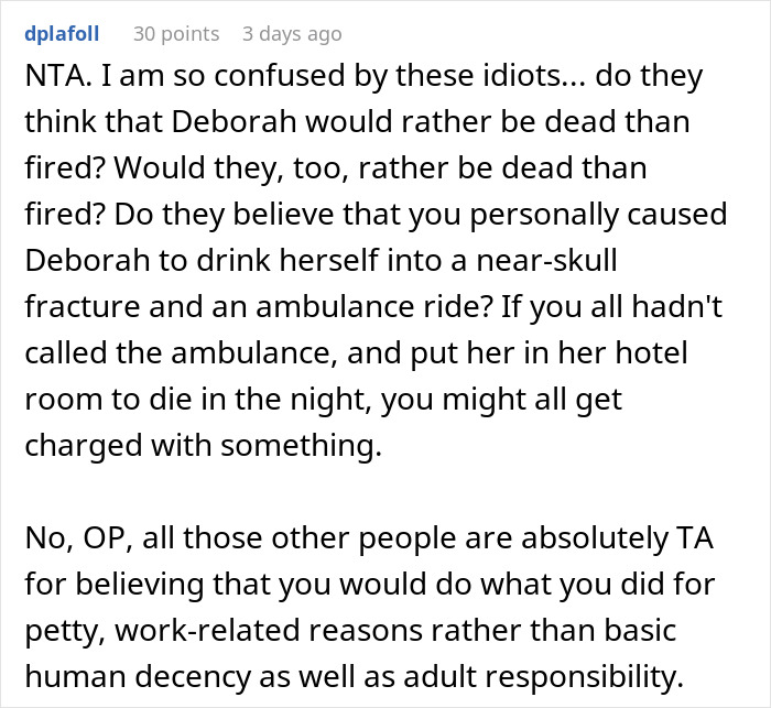 &ldquo;Am I The Jerk For Calling An Ambulance, Which Got My Coworker Fired?&rdquo;