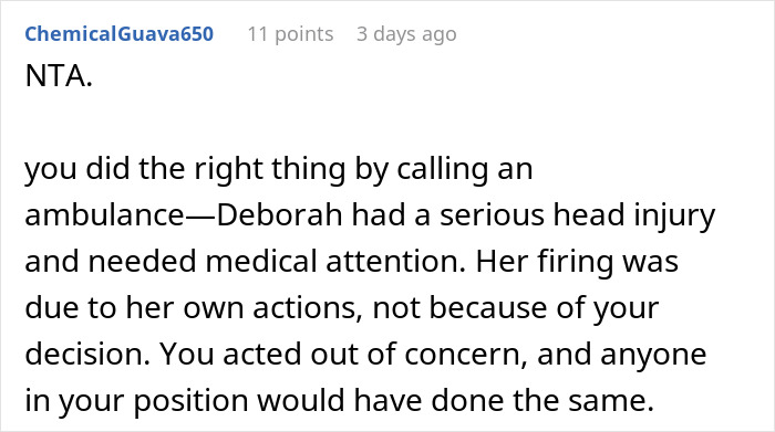 &ldquo;Am I The Jerk For Calling An Ambulance, Which Got My Coworker Fired?&rdquo;