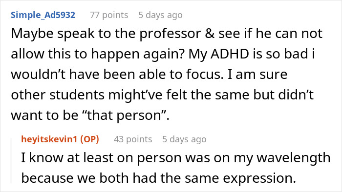 Man Is Annoyed That His Classmate Thought That Bringing Her Daughter With Her Was Fine Man Is Annoyed That His Classmate Thought That Bringing Her Daughter With Her Was Fine