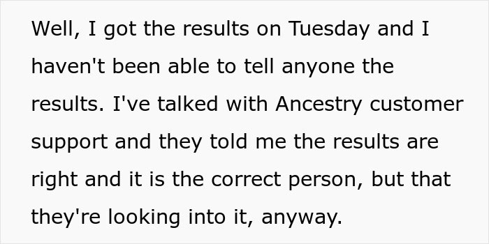 Woman Is Shocked At Family DNA Results, Doesn’t Know What To Do Woman Is Shocked At Family DNA Results, Doesn’t Know What To Do
