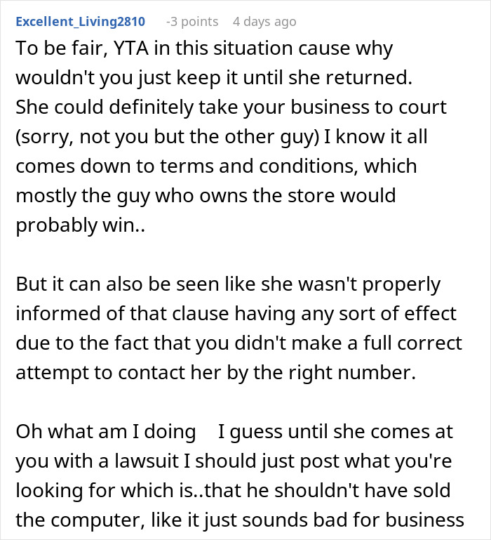 “She Is Now Demanding $2,000”: Student Leaves Laptop For Repairs, Comes Back 9 Months Later “She Is Now Demanding $2,000”: Student Leaves Laptop For Repairs, Comes Back 9 Months Later